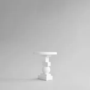 101 COPENHAGEN Artist Side Table, Bone White