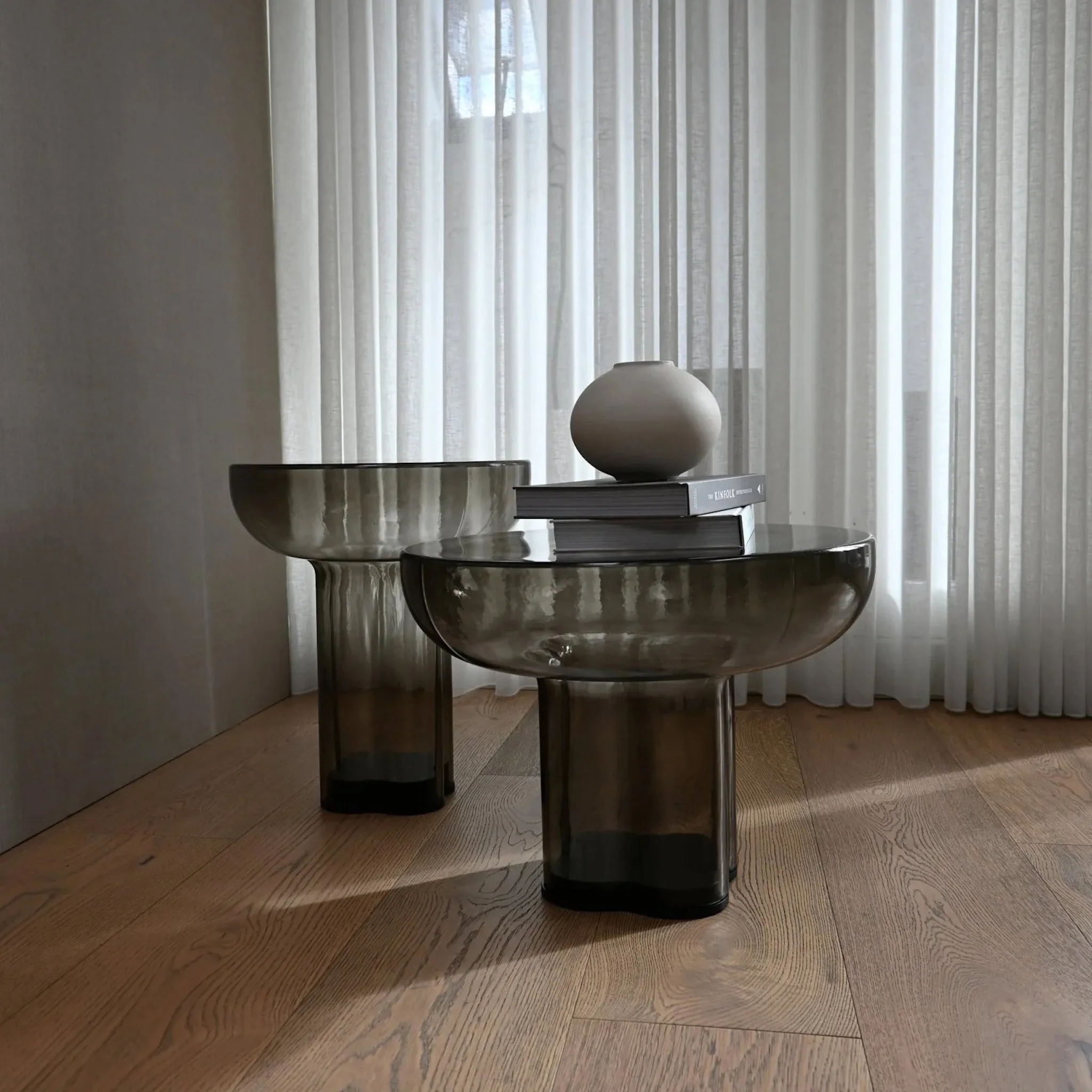101 COPENHAGEN Crown Table, Tall, Smoked Forest