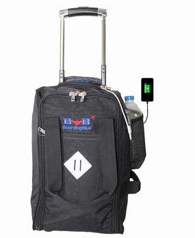 17" Rolling Personal Item Under Seat Duffel For United Airlines (Black) Today Only Hot Pick Big Hot Sale