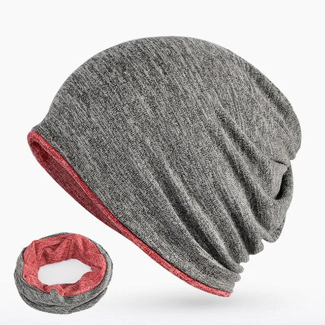 Exclusive Holiday Deal Today Only Savings 2017 New Beanies Collar Scarf Hats For Men - 7 Colour