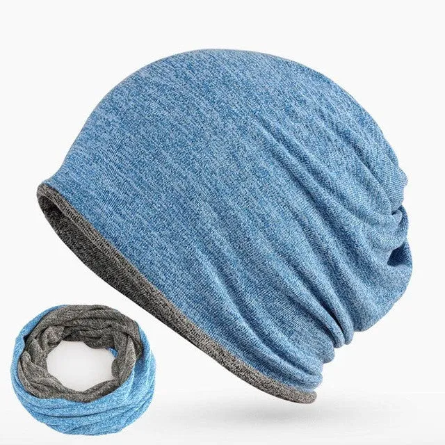 2017 New Beanies Collar Scarf Hats For Men - 7 Colour Flash Deal Alert