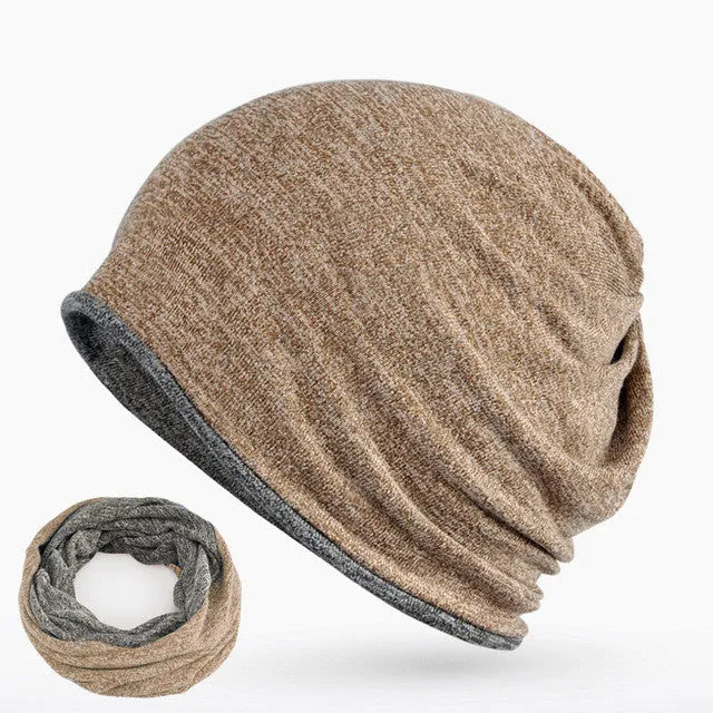 2017 New Beanies Collar Scarf Hats For Men - 7 Colour Special Surprise Sale Daily Hot Deal