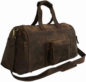 Weekend Flash Offer Special Occasion Discount 21 Inch Eather Duffel | Travel Overnight Weekend Leather Bag | Sports Gym Duffel For Men