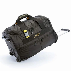 A. Saks Expandable 20 Rolling Trolley Duffel - Black Instant Discount Grab It Fast