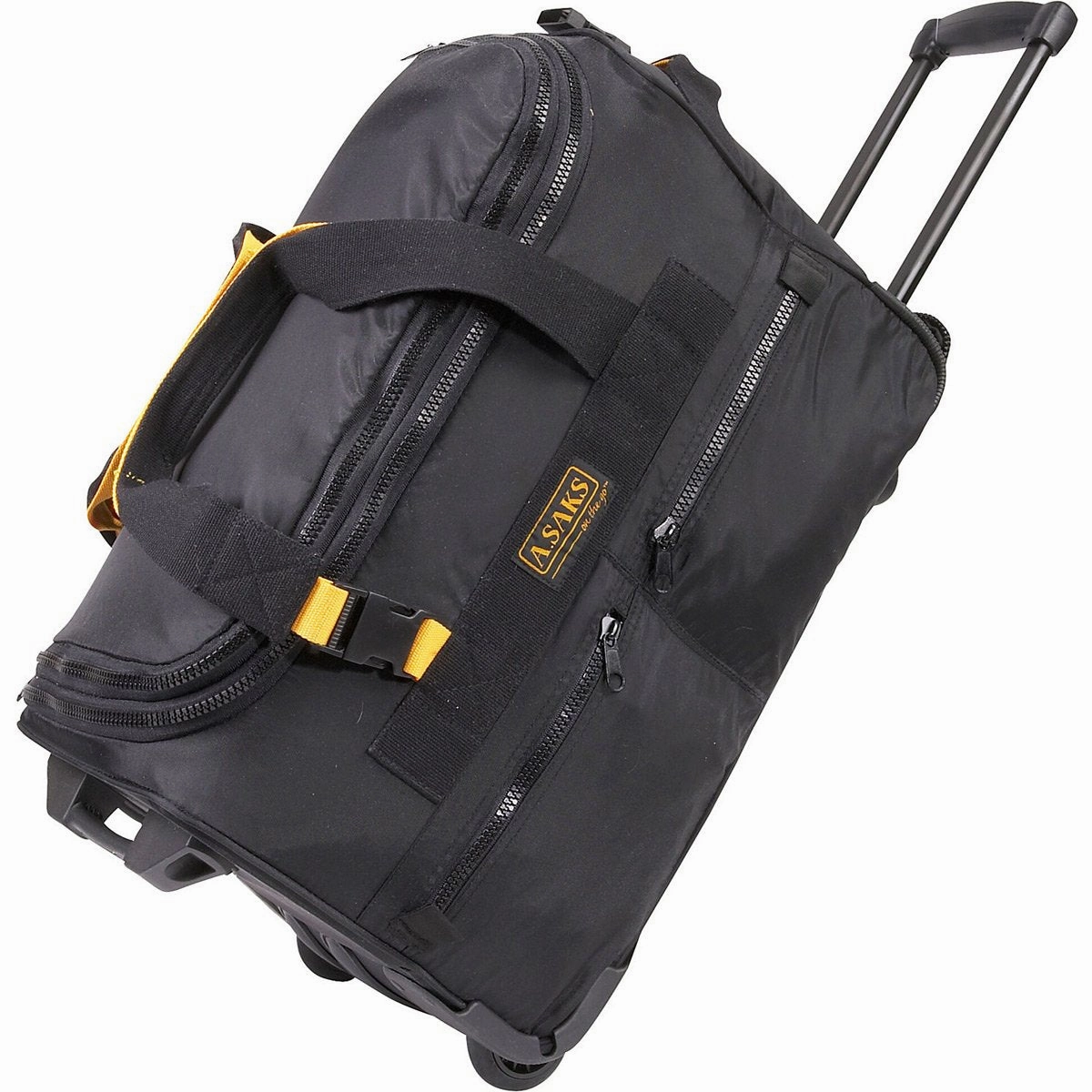 A. Saks Expandable 20In Rolling Trolley Duffel Unmissable Deal Today Online Exclusive Offer