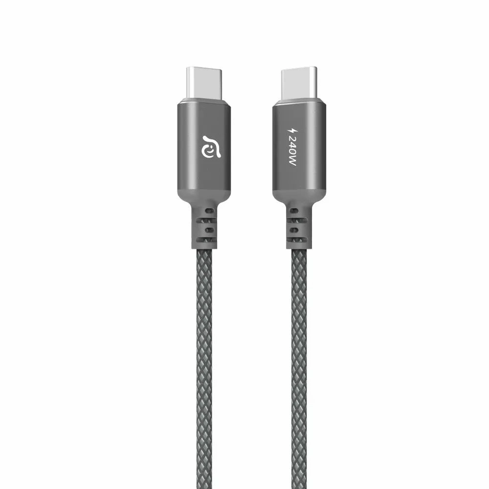 Adam Elements Casa P120/P200 Usb-C To Usb-C 240W Braided Charging Cable Todays Hot Pick Big Savings Event