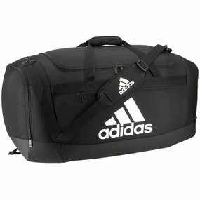 Instant Discount Adidas Defender 4 Large Duffel Bag, Black/White, One Size