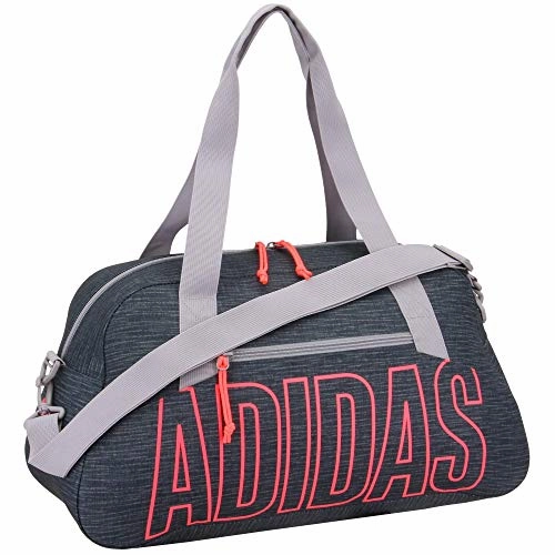 Adidas Graphic Duffel Bag, Legacy Blue Canvas/Signal Pink/Glory Grey, One Size Trending Today Steal Grab Todays Deal