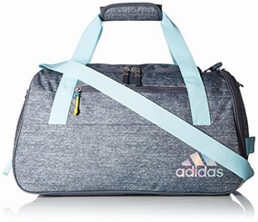 Exclusive Holiday Deal Sale Ending Soon Adidas Squad Iii Duffel Bag, One Size, Clear Aqua/Onix/Sun Glow