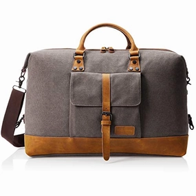 Limited Stock Hot Deal Amazonbasics Canvas Duffel Bag, Grey