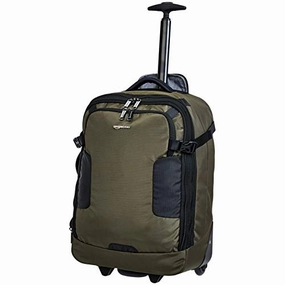Best Seller Deal Amazonbasics Mercer Wheeled Duffel, Olive