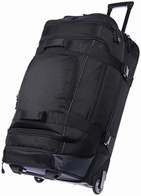 Todays Hot Savings Amazonbasics Ripstop Wheeled Duffel - 30-Inch, Black