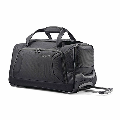 American Tourister Zoom 20 Wheeled Duffel, Black Today Only Discount Hot Pick Deal