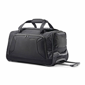 American Tourister Zoom 20 Wheeled Duffel, Black Today Only Discount Hot Pick Deal