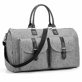 Todays Special Picks Amzbag Expandable Travel Duffel Bag Xxl Capacity Weekender Bag With Leather Handle Suit Carry On