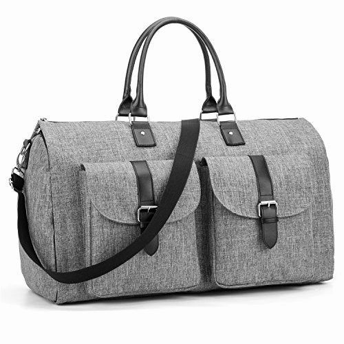 Todays Special Picks Amzbag Expandable Travel Duffel Bag Xxl Capacity Weekender Bag With Leather Handle Suit Carry On
