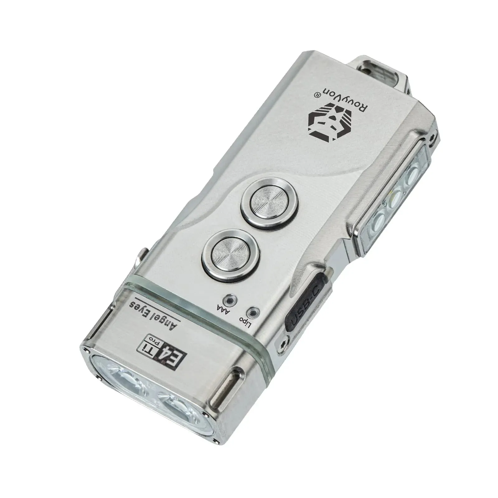 Instant Discount Today Only Special Angel Eyes E4 Pro Titanium Keychain Flashlight