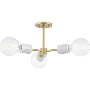 Asime 3-Light Semi Flush Mount Home_Table Lamps By Mitzi
