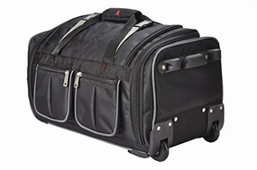 Athalon Luggage 22 Inch 15-Pocket Duffel Bag, Black Shop Grab Offer