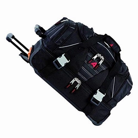Best Deal Alert Clearance Event Today Athalon Luggage Carryon Equipment Wheeled Duffel Bag, Black, One Size