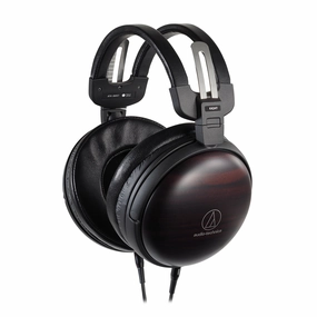 Sweet Deal Inside Audio-Technica Ath-Awkt Audiophile Closed-Back Dynamic Wooden Headphones (Open Box)