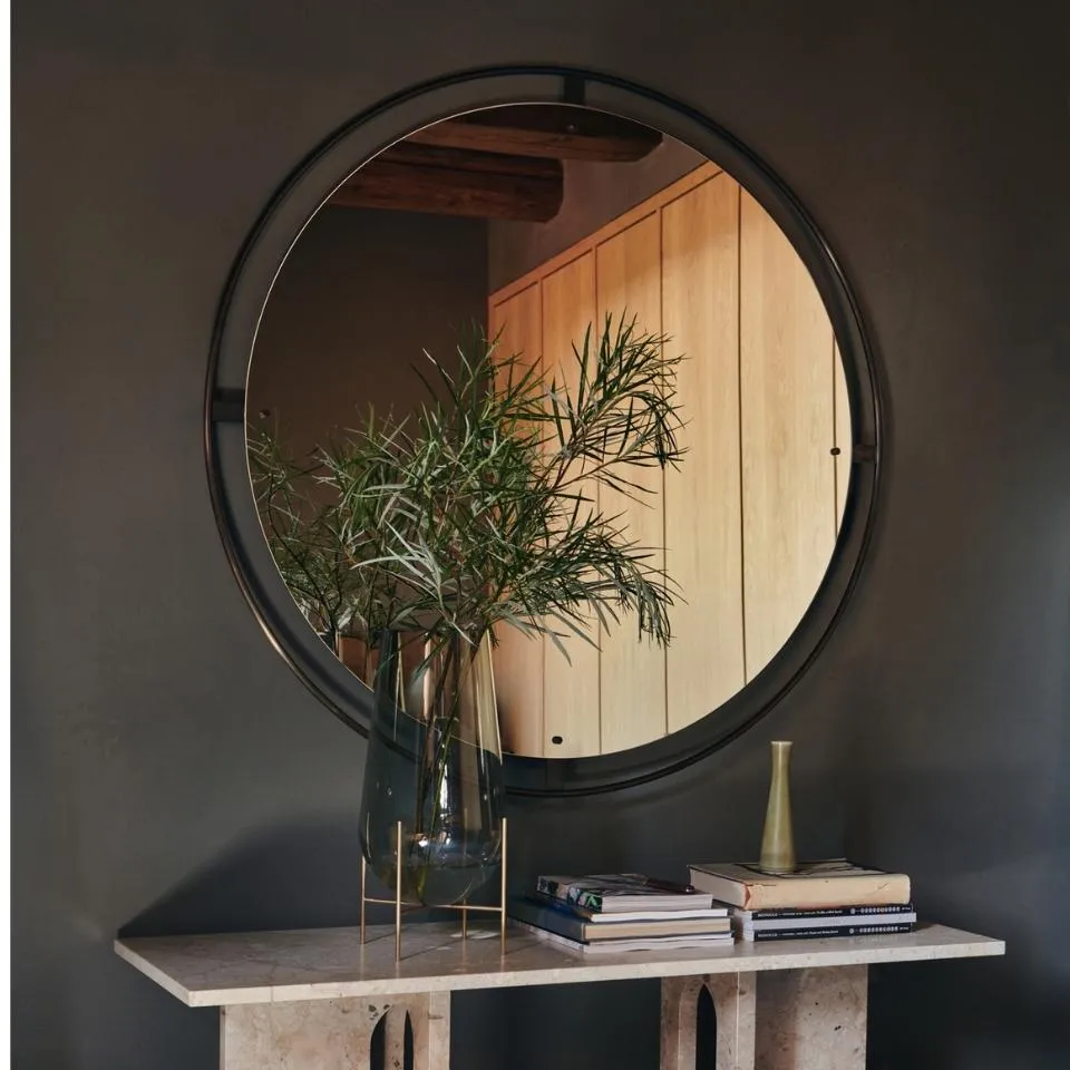 AUDO CPH Nimbus Mirror, D110cm, Bronzed Brass