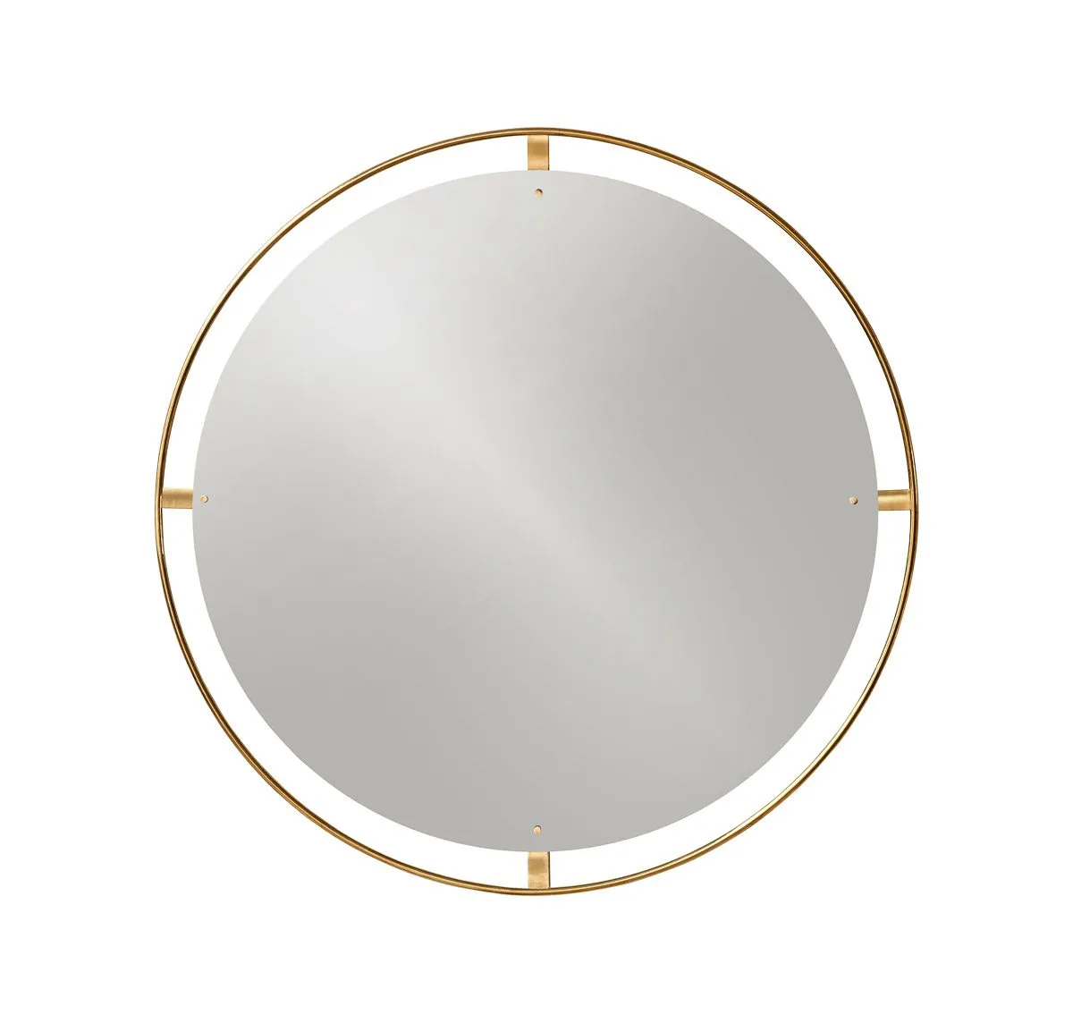 AUDO CPH Nimbus Mirror, D110cm, Polished Brass