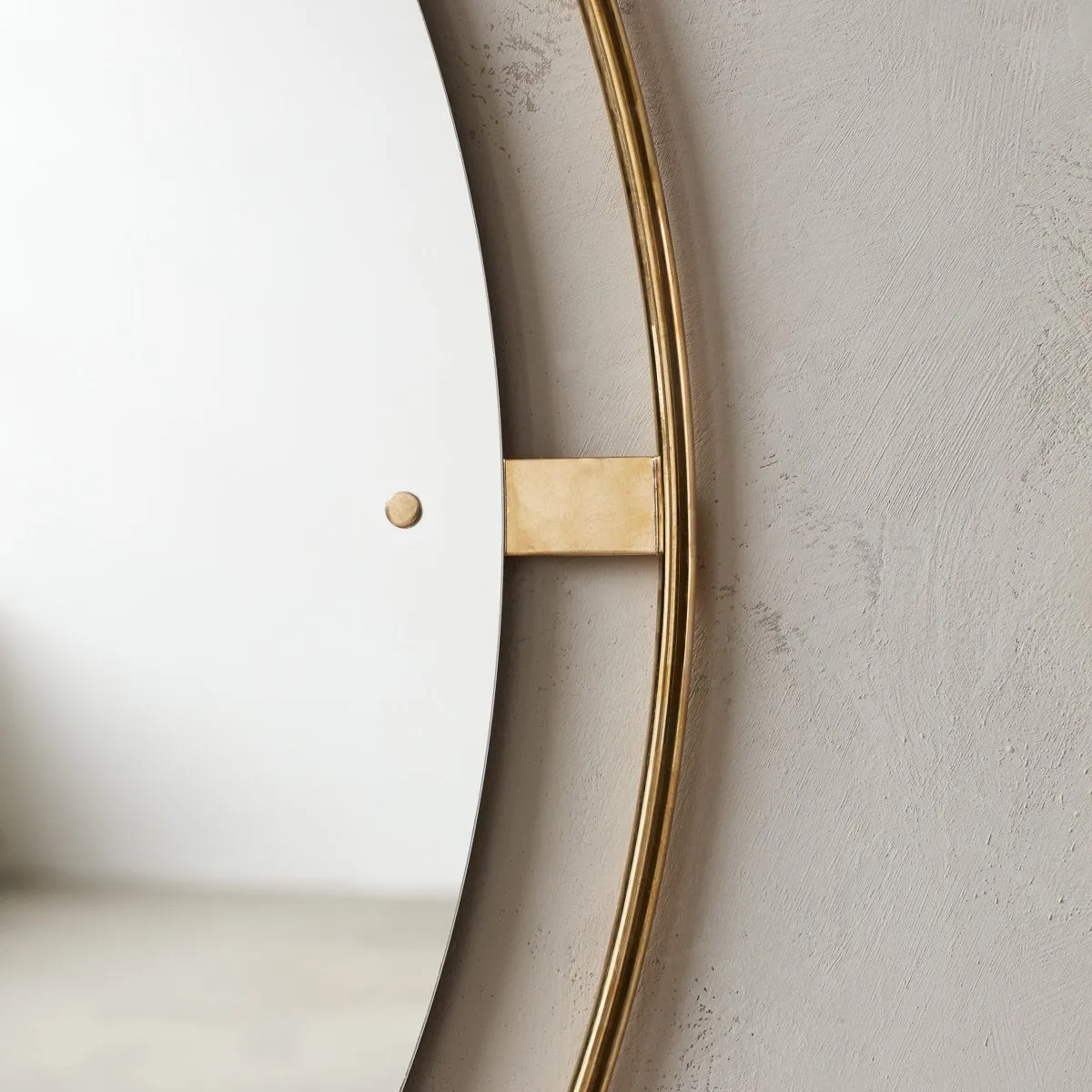 AUDO CPH Nimbus Mirror, D110cm, Polished Brass