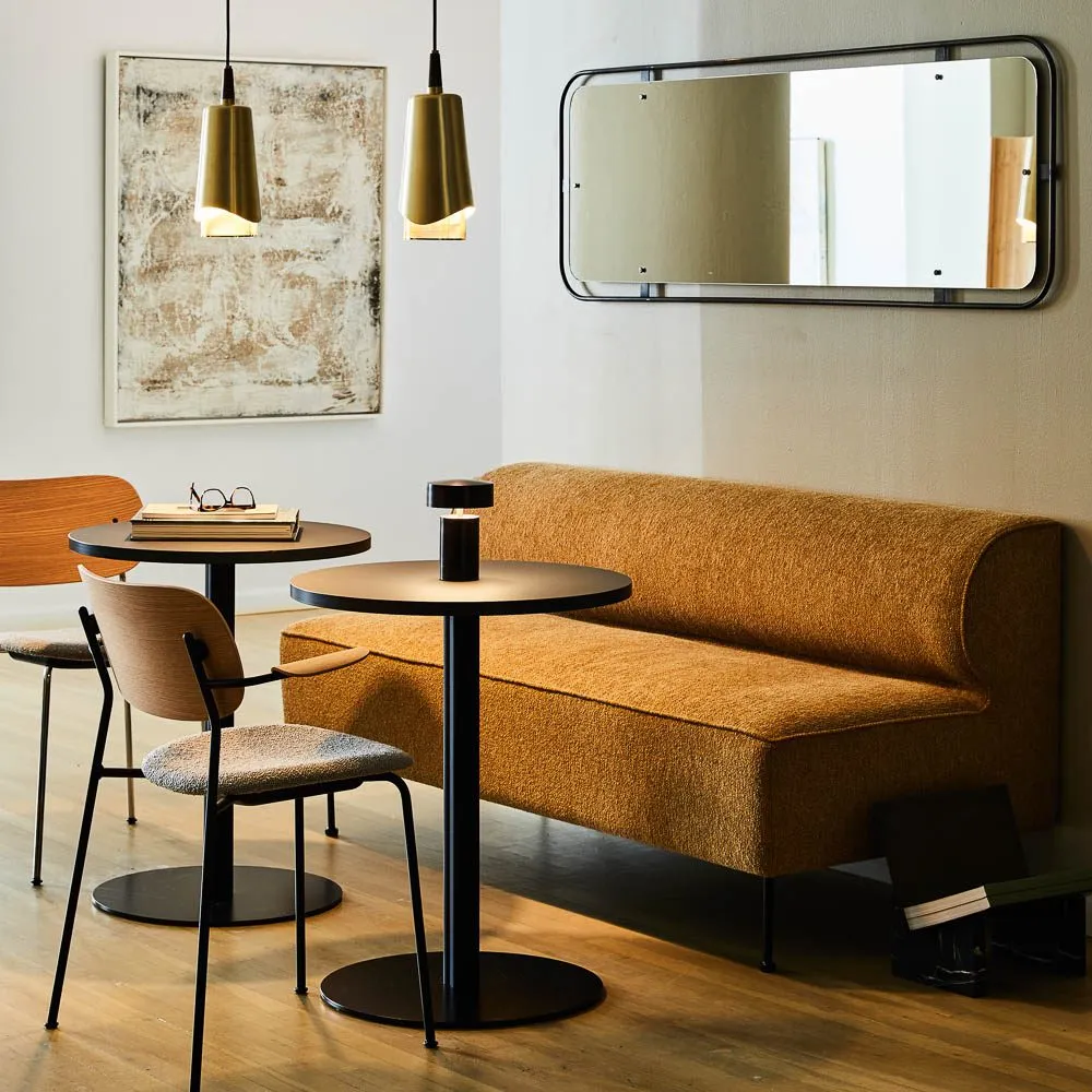AUDO CPH Nimbus Mirror, Rectangular, Bronzed Brass