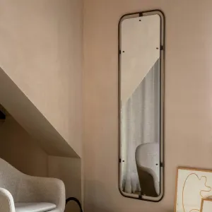 AUDO CPH Nimbus Mirror, Rectangular, Bronzed Brass