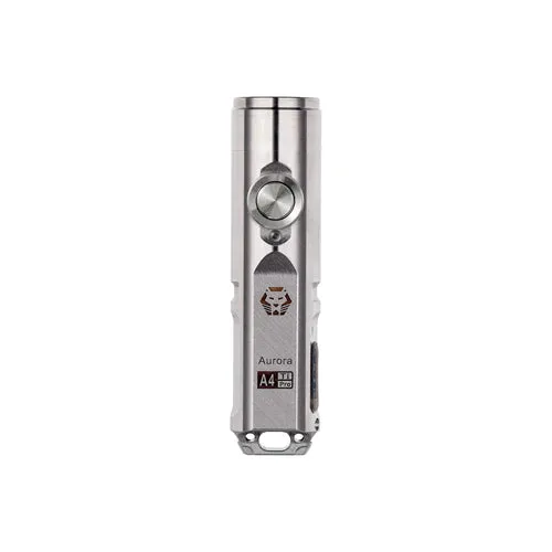 MustHave Gift Ideas MustShop Sale Aurora A4Pro Usb-C Titanium Keychain Flashlight | Gen 4