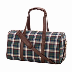 Avery Plaid Duffel Carry On Bag - Blank Sweet Deal Inside