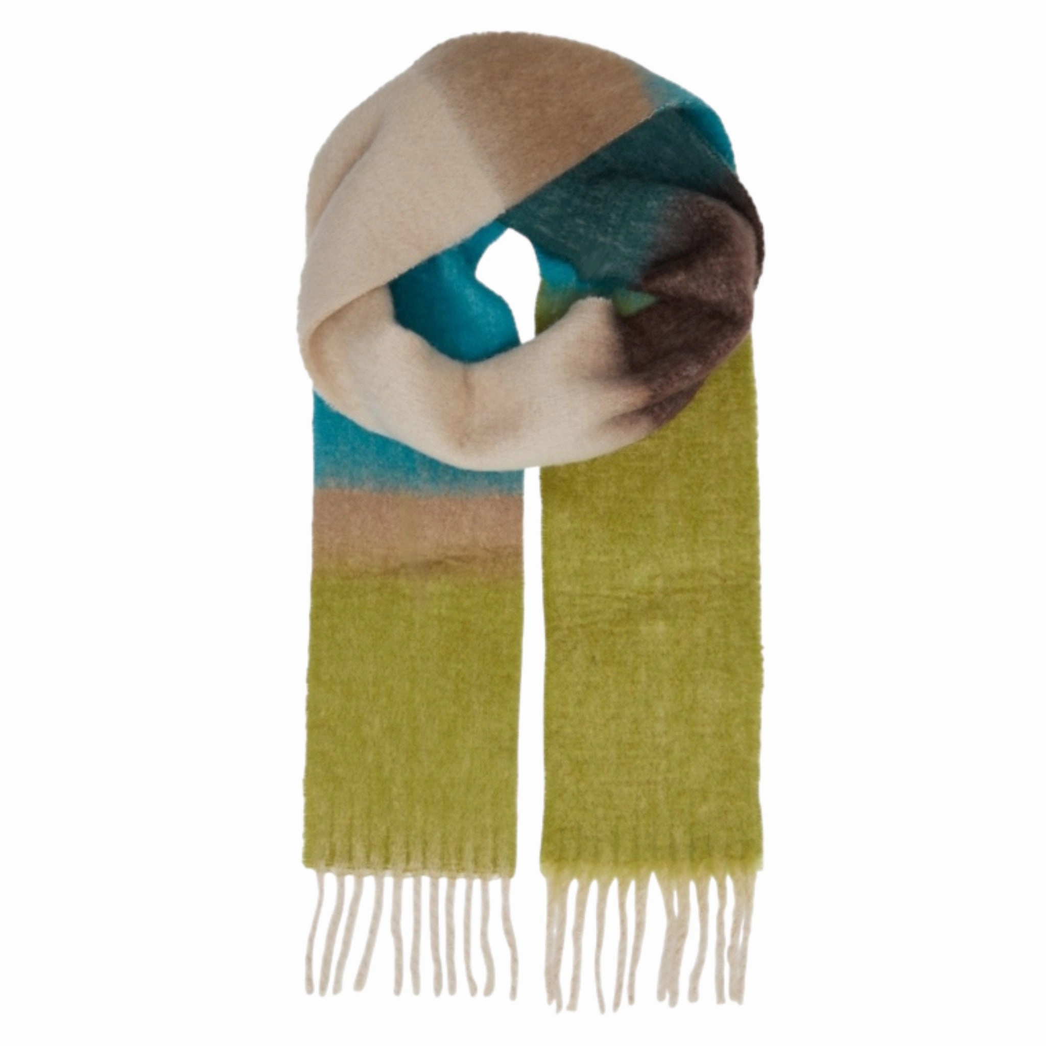 B Young Vathaya Scarf Woodbine Green Mix Dont Miss These Savings