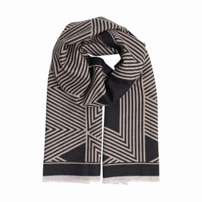 Special Price Offer B Young Vibi Geometric Scarf Black Mix
