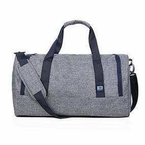 Sweet Deal Today Special Price Today Bagsmart Travel Duffel Bag Large Weekender Bag Carry-On Luggage With Shoe Bag 40L, Grey