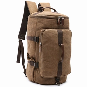 Baosha Hb-26 3-Ways Vintage Canvas Men Holdall Weekend Travel Duffel Bag Backpack Messenger Instant Hot Deal