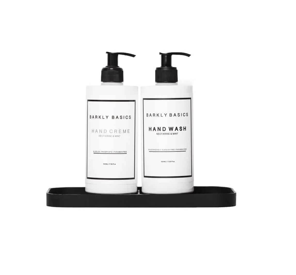 BARKLY BASICS Hand Cream, Nectarine & Mint, 500ml
