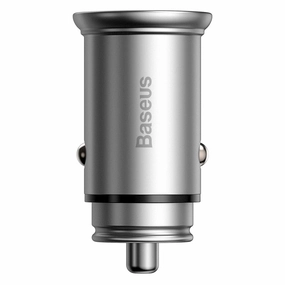 Baseus  Circular Metal A C 30W Pps Car Charger  Silver-Ccall-Bs0S Perfect Gift Offer Grab Save Today