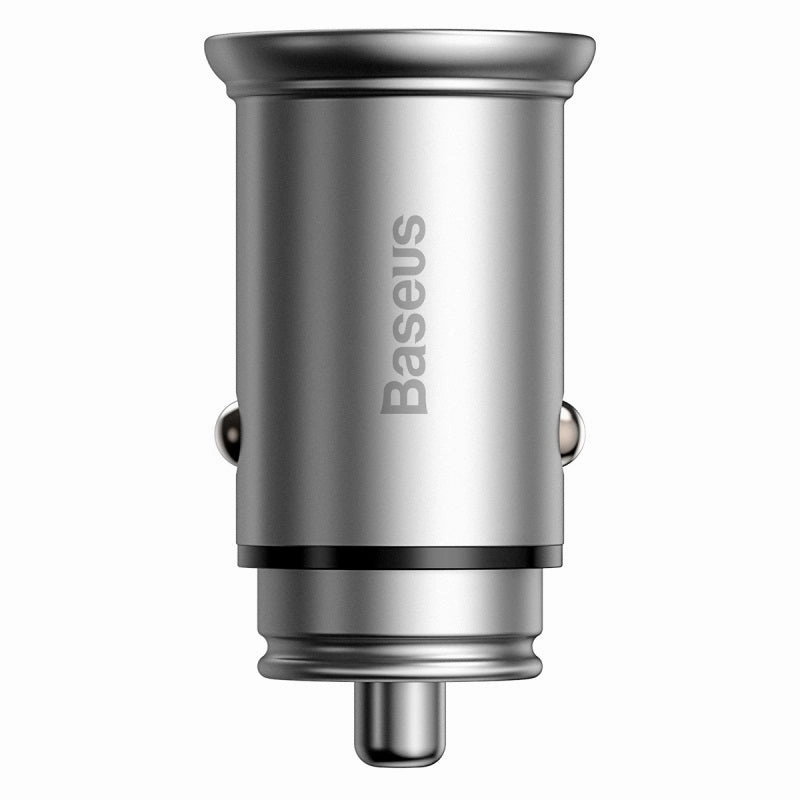 Baseus  Circular Metal A C 30W Pps Car Charger  Silver-Ccall-Bs0S Perfect Gift Offer Grab Save Today
