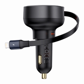 Baseus Enjoyment Pro Car Charger C Retractable Ip Cable 55W-C00057803111-00 Shop Save Big