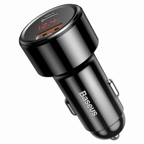 Baseus Magic Series Pps Usb-C / Usb-A 45W Pd Qc 6A Car Charger - Black-Ccmlc20C-01 Limited Stock Deals Grab It Before Gone
