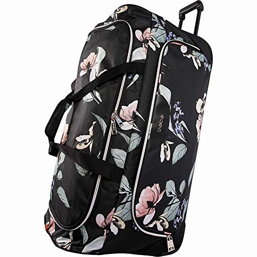 Shop Now Save Bebe Women'S 30" Rolling Duffel, Black Floral, One Size
