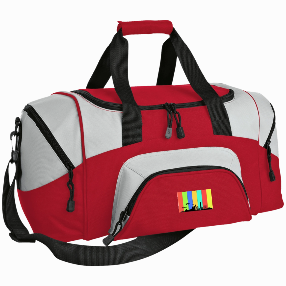 Online Deal Frenzy Trending Savings Now Beijing Travel - Luggage Factory Colorblock Sport Duffel Bag