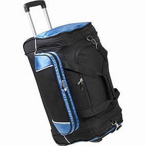 Dont Miss This Deal Flash Offer Today Bellino 24" Rolling Duffel, Blue One Size