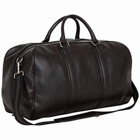Today Only Special MustHave Items Ben Sherman 20" Travel Duffel Vegan Leather Weekender Carry-On Duffle Luggage/Gym Bag For Men & Women, Brown