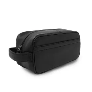 Surprise Offer Now Napa Leather Top Zip Shave Kit - Black