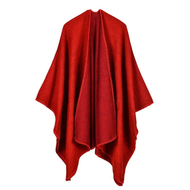 Solid Color Fashion Women'S Poncho Scarf - 6 Colors Trending Savings Now Special Offer Inside