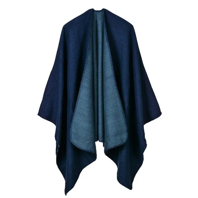Solid Color Fashion Women'S Poncho Scarf - 6 Colors Instant Discount Hot Discount Deal