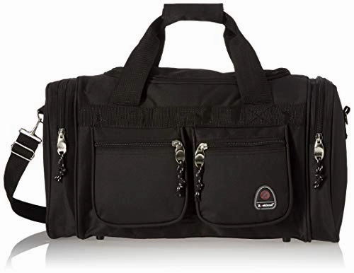Clearance Event Alert Rockland Duffel Bag, Black, 18.5 In X 10.5 In X 8.5 In
