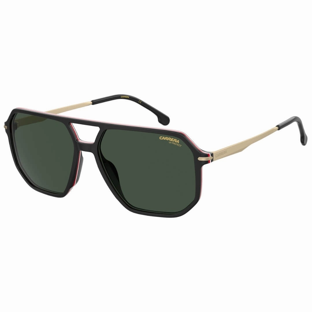 Shop Today Save Daily Special Offer Carrera 324/S 807/59Qt Unisex Aviator Sunglasses - Black